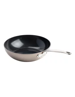 GreenPan Revolution 28cm/3.65L Wok In Champagne