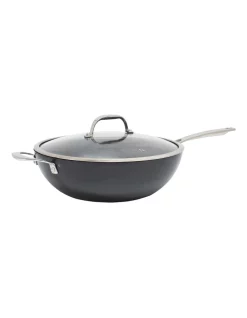 Salt&Pepper Re-Lite Wok With Glass Lid 5L/30cm