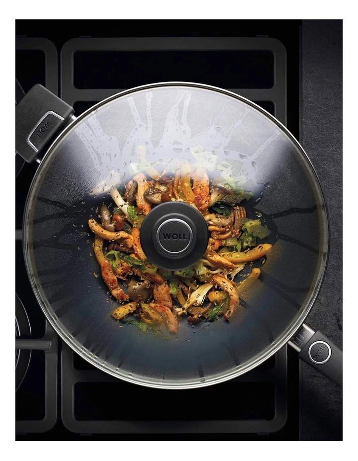 Woll Diamond Lite Fixed Handle Conventional Wok 34cm With Lid Boxed - Image 5