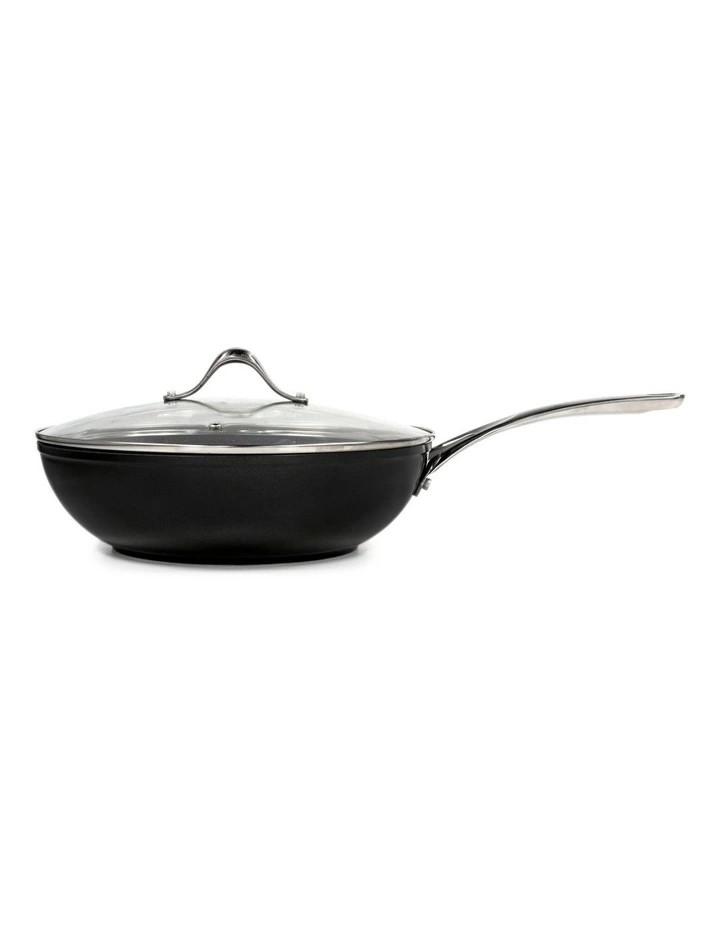Salt&pepper Tan-Ium Wok With Glass Lid 28cm - Image 2
