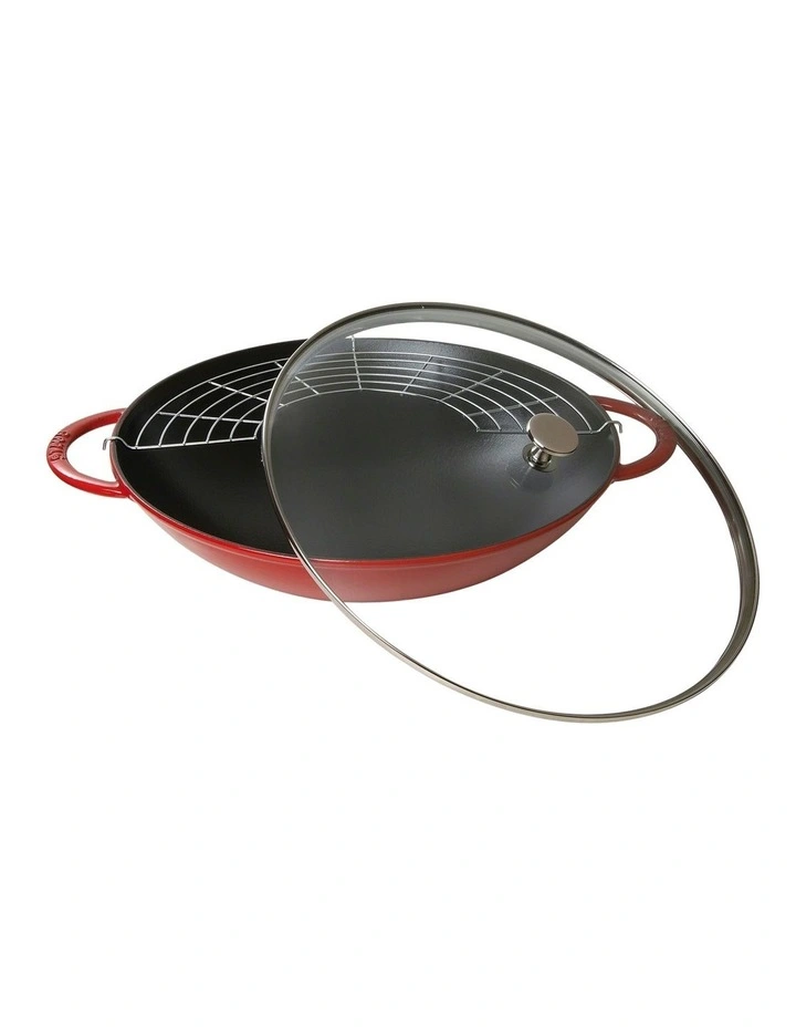 Staub 37cm/5.7L Wok Cherry Red Staub 37cm/5.7L Wok Cherry Red -ALL CLAD Shop unnamed file 2662