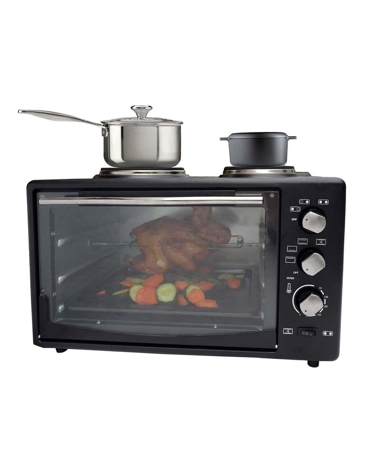 Portable Oven with Rotisserie Cooking in Black HEALTHY CHOICE Portable Oven With Rotisserie Cooking In Black -ALL CLAD Shop unnamed file 2713
