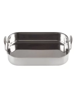 Le Creuset Classic 3-Ply Stainless Steel Rectangular Roaster 35cm