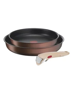 Tefal Ingenio Eco Respect Induction Non-Stick 3 Piece Frypan Set 24/28cm