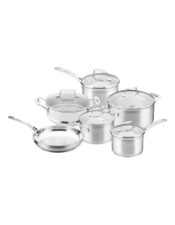 Scanpan Impact 6 Piece Cookset In Steel