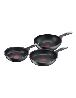 Tefal Unlimited Induction Non-Stick Triple Pack 24 28cm Frypan 28cm Wok