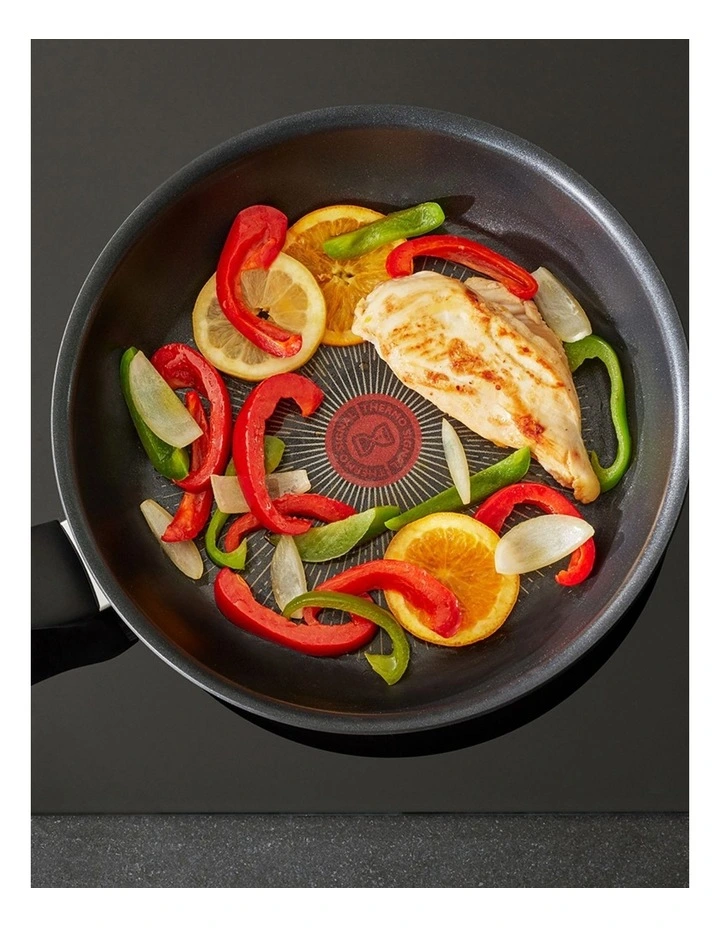 Tefal Unlimited Induction Non-Stick Triple Pack 24 28cm Frypan 28cm Wok - Image 2