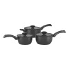 Essteele Per Salute Nonstick Induction 3 Piece Cookware Set Black