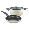 The Cooks Collective Pastello 24cm Frypan & 24cm Casserole With Lid SetCreme 1 The Cooks Collective Pastello 24cm Frypan & 24cm Casserole With Lid SetCreme -ALL CLAD Shop unnamed file 36