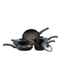 Essteele Per Salute Nonstick Induction 5 Piece Cookware Set Black