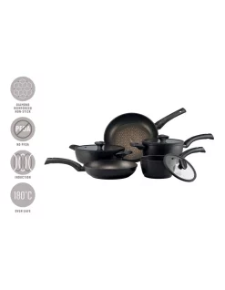 Essteele Per Salute Nonstick Induction 5 Piece Cookware Set Black 4 Essteele Per Salute Nonstick Induction 5 Piece Cookware Set Black -ALL CLAD Shop unnamed file 371