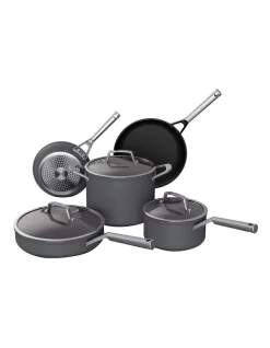 Ninja Zero Stick Piece Cookware Set Stainless Steel/Charcoal