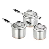 Scanpan Coppernox 3pc Saucepan Set