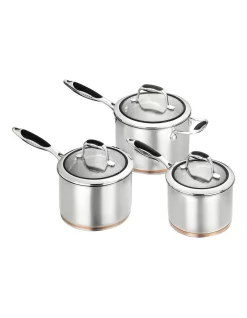 Scanpan Coppernox 3pc Saucepan Set