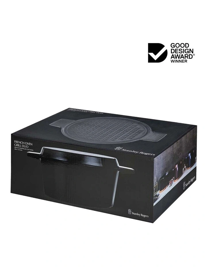 Stanley Rogers French Oven Grill Duo 28cm / 6.5L In Midnight Blue - Image 5