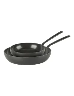 GreenPan Craft Set Of 2 20/28cm Frypan Black