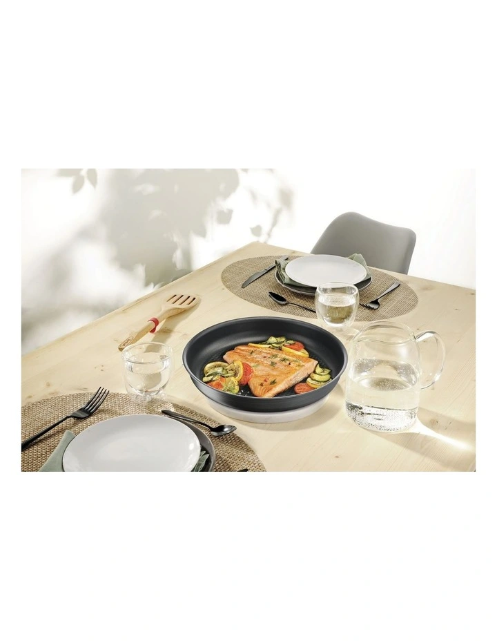 Tefal Ingenio Titanium Fusion Non-stick Induction Set Of 3 Frypan In Coal Grey - Image 5