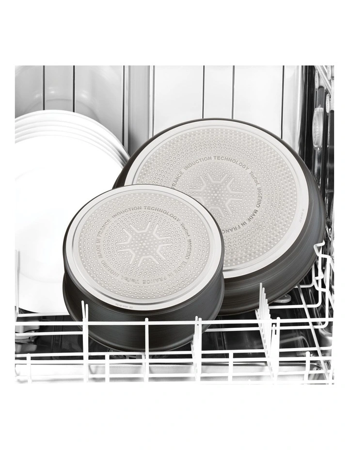 Tefal Ingenio Titanium Fusion Non-stick Induction Set Of 3 Frypan In Coal Grey - Image 6