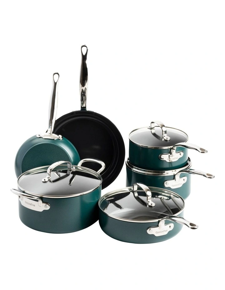 GreenPan Revolution 10 Piece Cookset In Riviera