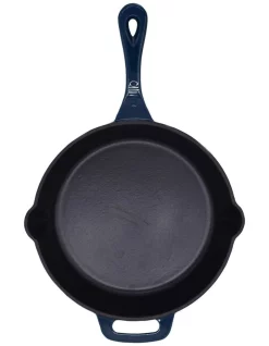 The Cooks Collective Cast Iron Skillet 26cm Navy
