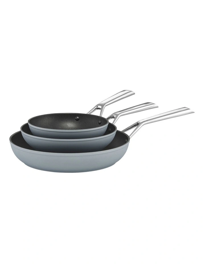 Essteele Per Bellezza Nonstick Induction Open Skillet Triple Pack In Blue - Image 6