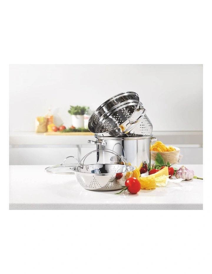 The Cooks Collective Essentials 4pc 8.0L Multi Cooker - Image 2