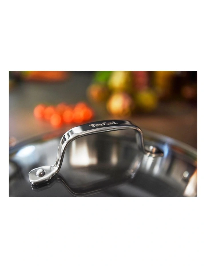 Tefal Eternal 28cm Stainless Steel Induction Wok With Lid Steel - Image 5