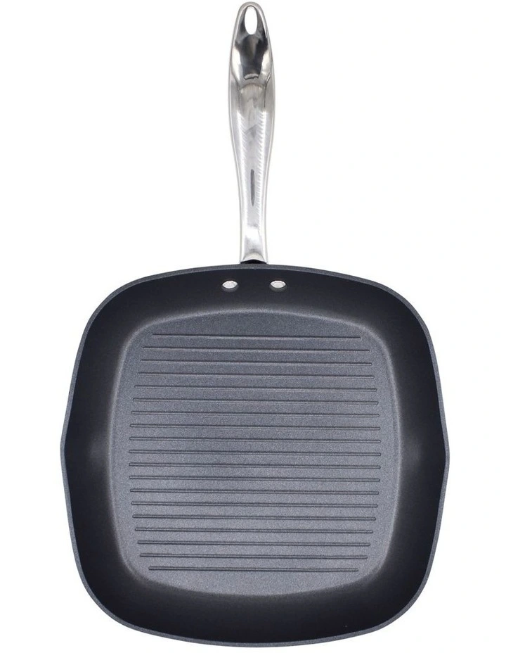 The Cooks Collective Colours Grill Pan 28cm In Navy - Image 2