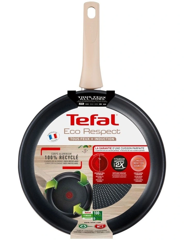 Tefal Eco Respect Induction Non-Stick Frypan 24cm In Bronze - Image 6