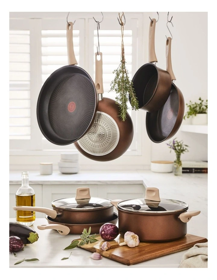 Tefal Eco Respect Induction Non-Stick Frypan 24cm In Bronze - Image 7
