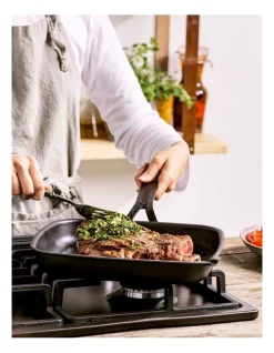 BK Steel Open Square Grill Pan 28x26cm In Black -ALL CLAD Shop unnamed file 916