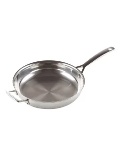 Le Creuset Classic 3-Ply Stainless Steel Frypan Uncoated 28cm